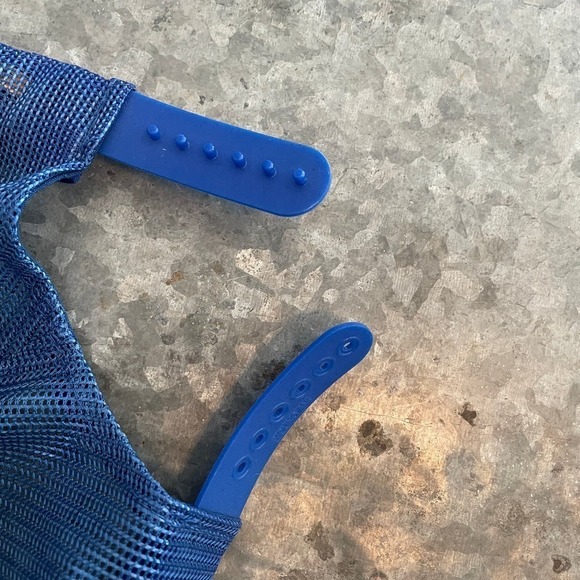 Vintage Ute Iowa 1984 Centennial State Bank Snapback Trucker Hat Blue White 80s - Picture 10 of 10